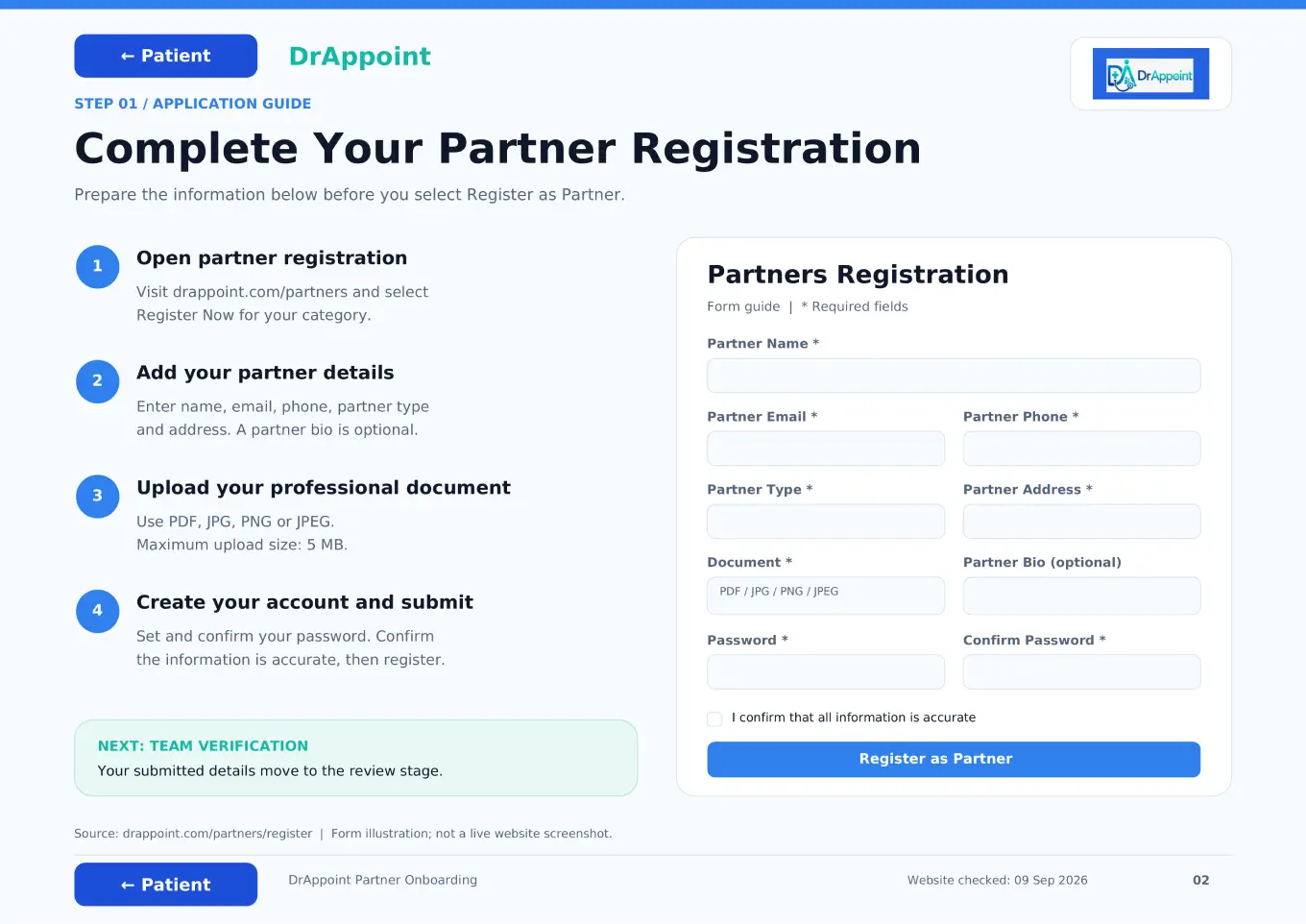 Registration Guide Step 4